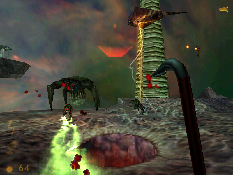 A screenshot from the original Half-Life, taken from the store page.